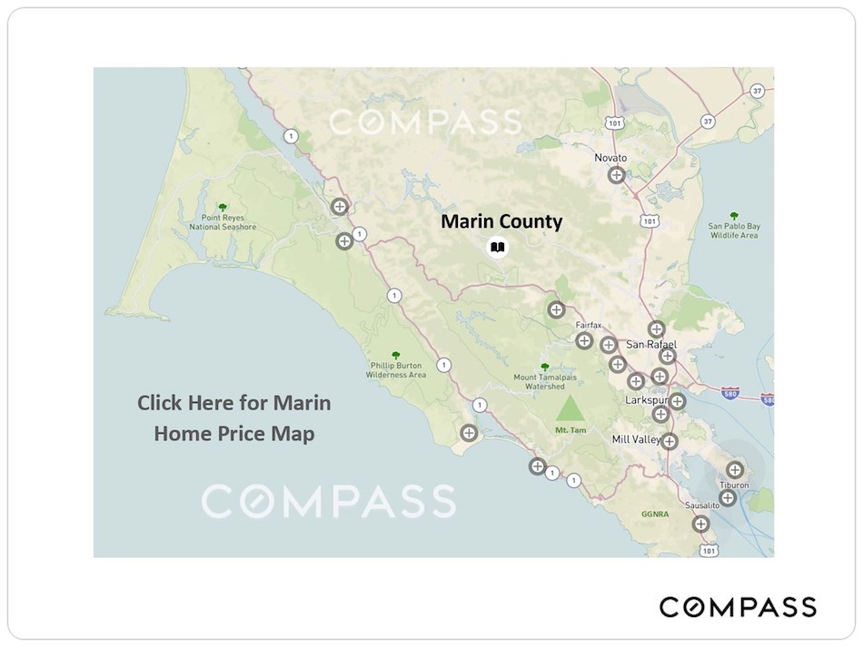 Marin Home Price Map